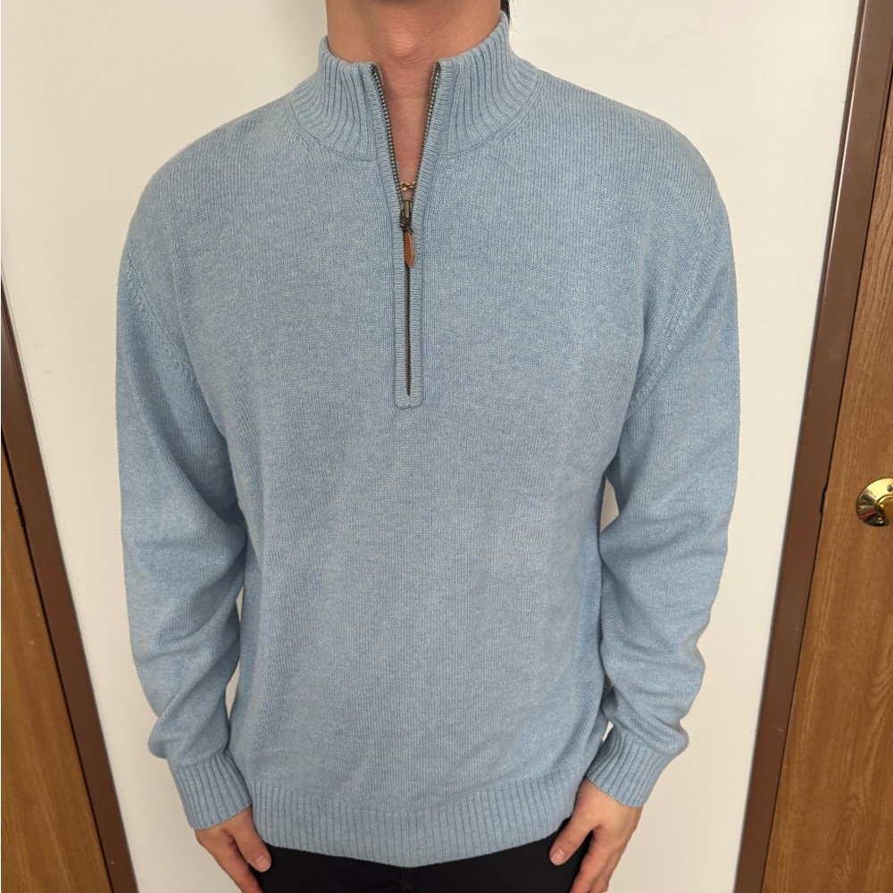 Mark Shale Quarter Zip Cashmere Sweater